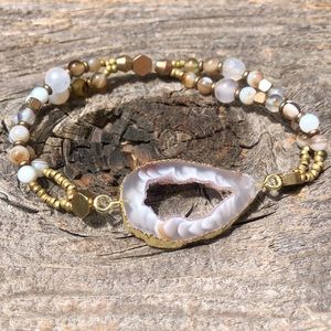 Druzy Agate Bracelet
